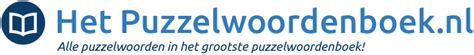 Alle puzzelwoorden in het grootste puzzelwoordenboek!.